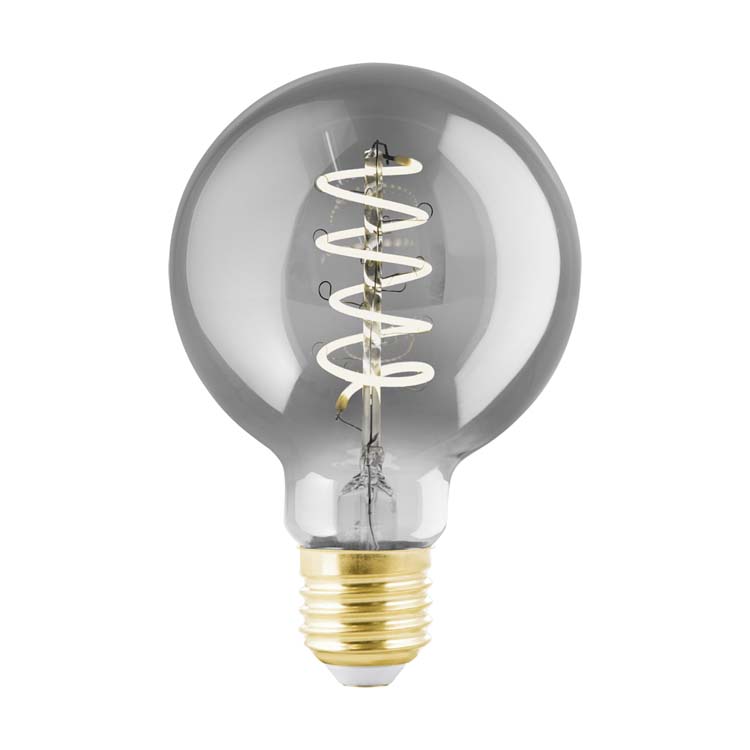 Lampe LED spirale smoke G80 E27 100LM dimmable