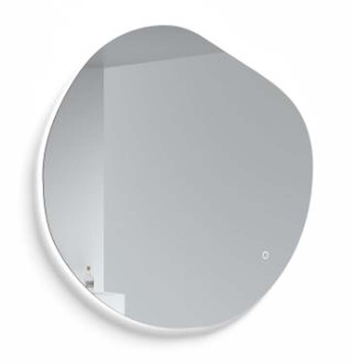 Spiegel Kim 900 x 800 mm organische vorm met LED