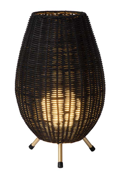 Tafellamp - Ø 22 cm - 1xG9 - Zwart