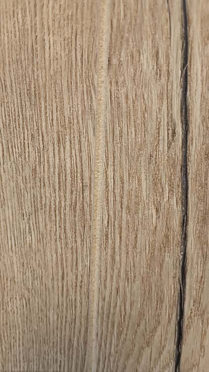 Porte coulissante intérieure realwood oak planches 93x211.5cm