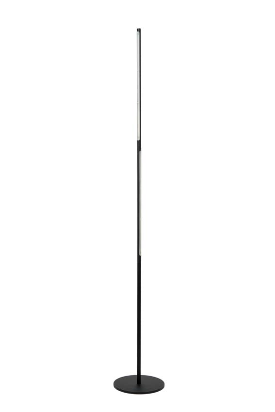 Lucide FINAN - Lampadaire - LED 3 StepDim - 1x32W 2700K - Noir