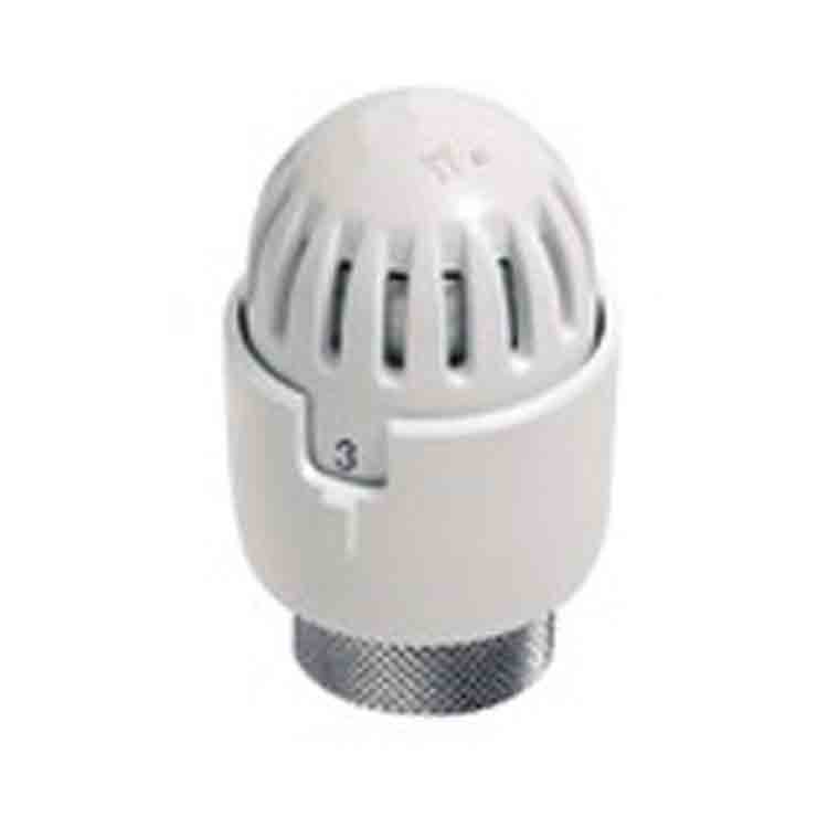 Robinet de radiateur thermostatique blanc