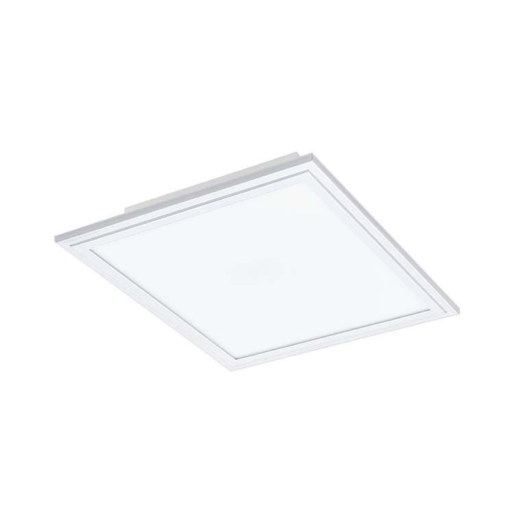 Plafonnière LED carré aluminium 300x300mm blanc 1790LM incl.