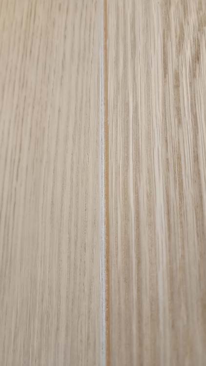 Bloc-porte fini Belves chêne planches alvéolaire 73x201.5cm + ébrasement 16.5cm