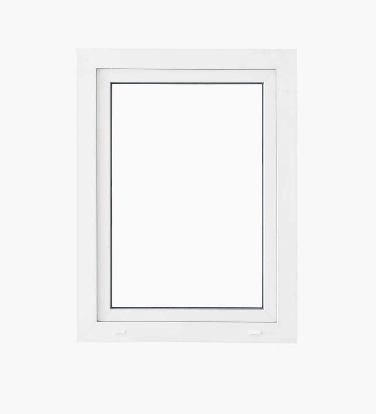 1-VAN Châssis oscillo-battant pvc Elegant blanc/bl B750xH1000 mm G