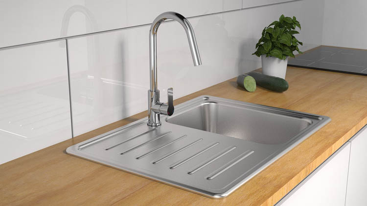 Robinet de cuisine Shanna chrome