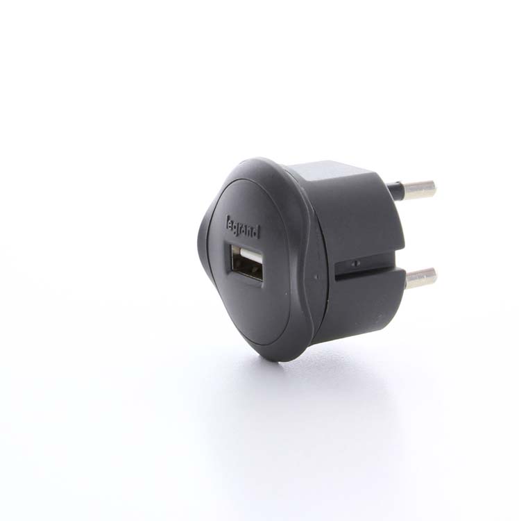 Chargeur USB 5V Bipolaire 10A Noir