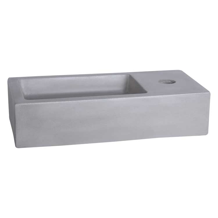 Lave-mains Raf 38,5x18,5x9,5cm gris béton