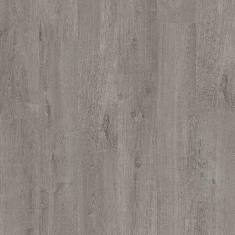 Vinyle Quick-step bloom medium planks 6mm chêne cosy coton gris gris foncé