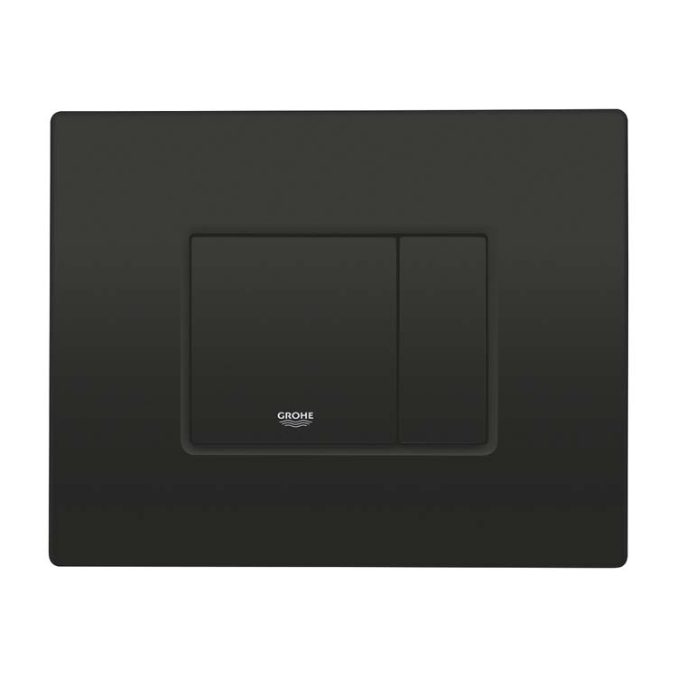 Plaque de commande Grohe Even noir mat