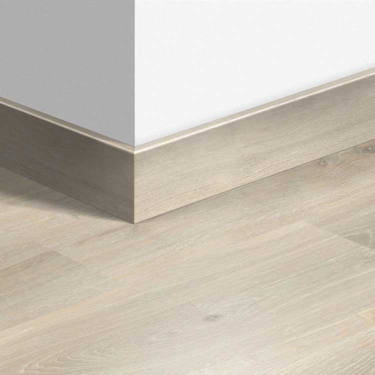 Plinthe parquet Quick-Step 14 x 77 x 2400 mm Chêne Tennessee gris