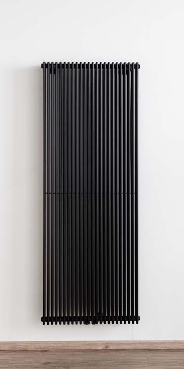 Radiator Debra 180 x 67,6 cm dubbel mat zwart 3309 watt