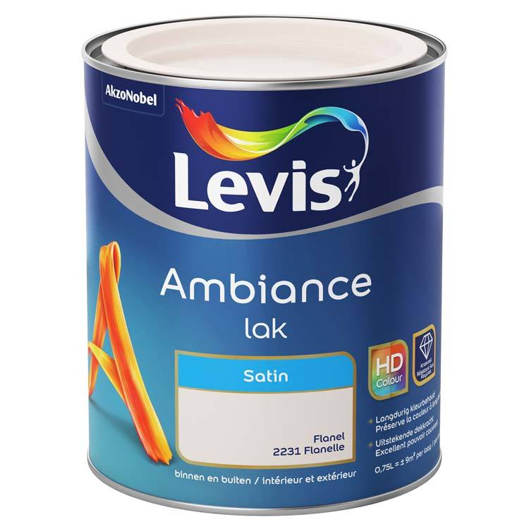 Levis peinture Ambiance lak satin 750ml flanelle