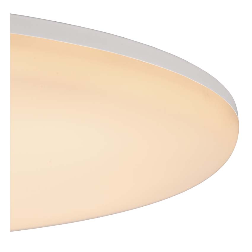 Lucide OLSON - Plafonnier - Ø 35 cm - LED Dim. - CCT - 1x36W 3000K/6500K - Opalin