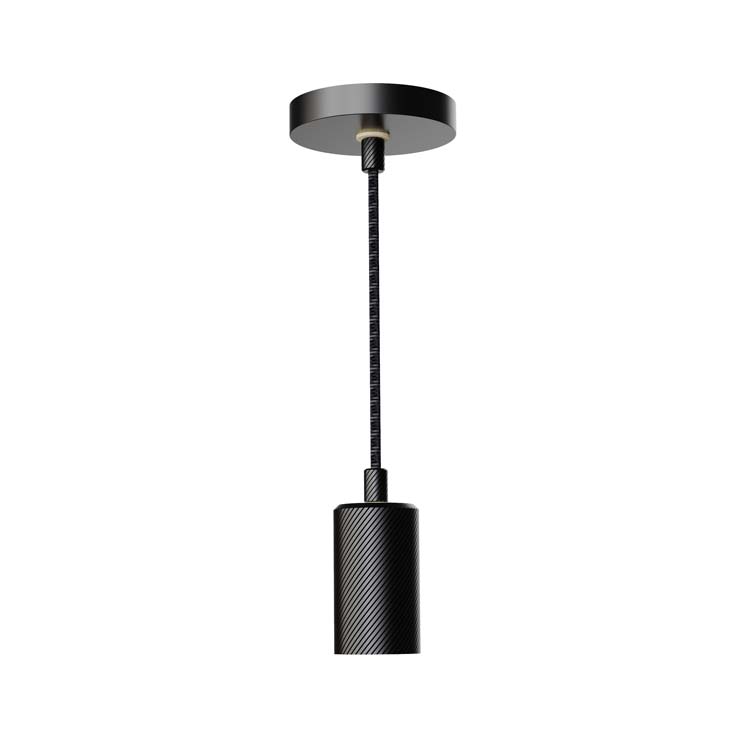 Lampe à suspension Alix Wave noir - 4m - E27