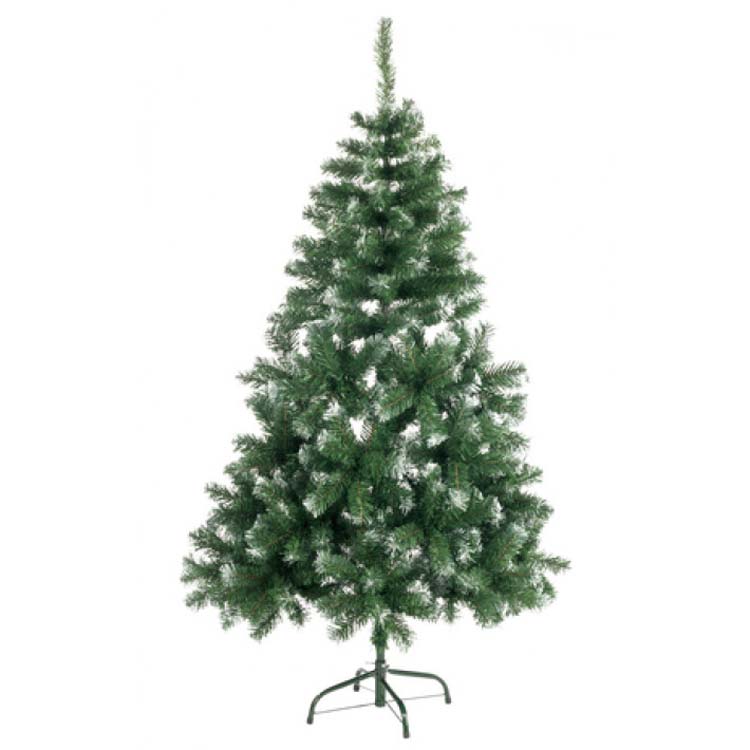 Arbre Noël sapin argenté H1.5 m