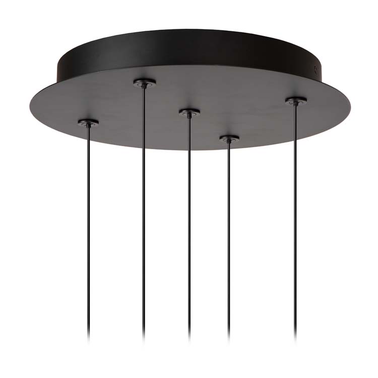 KLIGANDE - Hanglamp - Ø 30 cm - LED Dimb. - 5x8W 2700K - Zwart