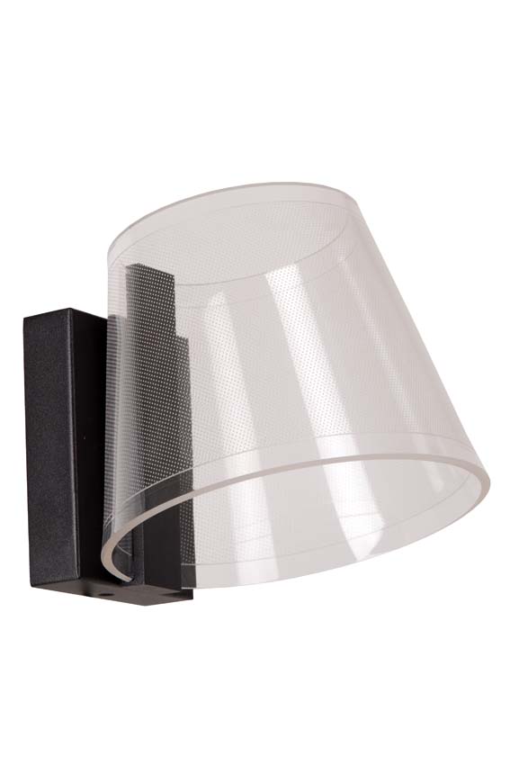 Lucide KORGIS - Wandlamp Badkamer - LED - 1x10W 3000K - IP44 - Transparant