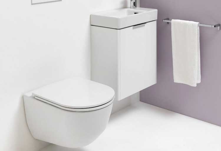 Hangtoilet Laufen Pro wit rimless + toiletbril softclose