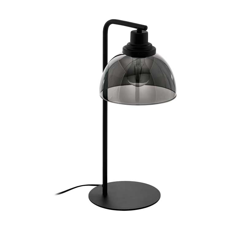 Eglo BELESER - Lampe de table - E27 - 1X60W - Noir