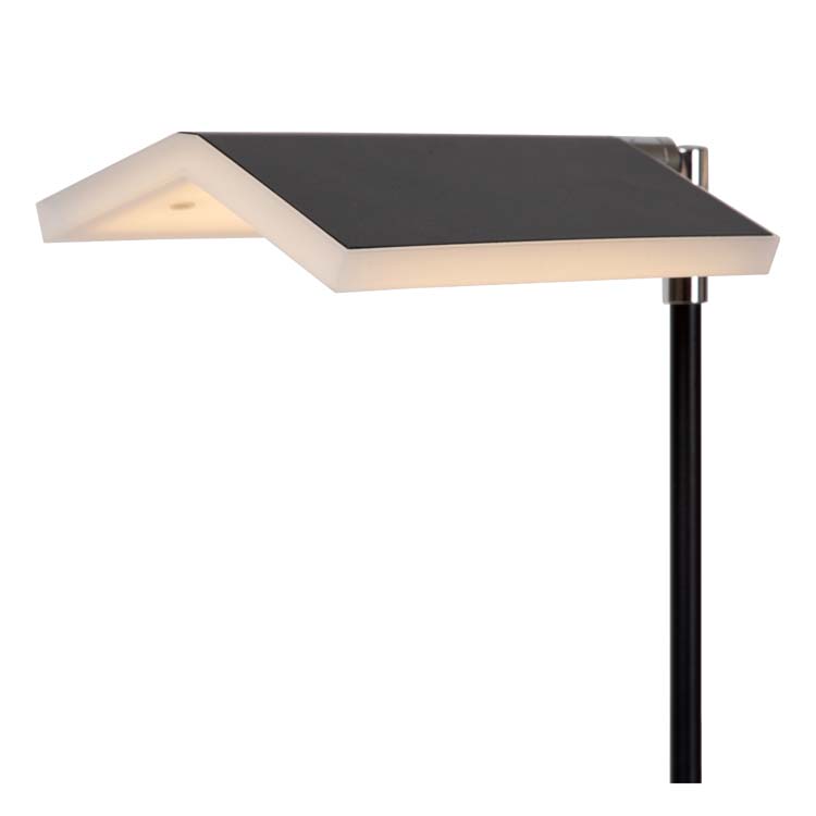 AARON - Lampadaire / lampe de lecture - LED Dim. - 1x12W 2700K/4000K - Noir