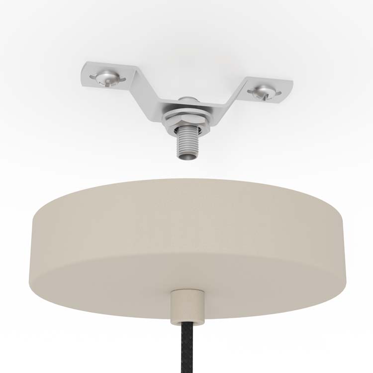 Hanglamp Roma E27 zandkleur/beige