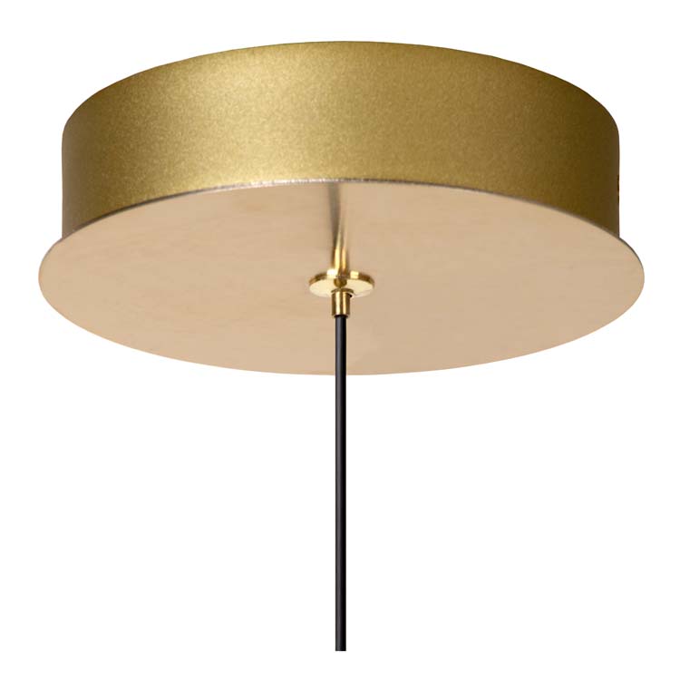 KLIGANDE - Hanglamp - Ø 13 cm - LED - 1x9W 2700K - Mat Goud / Messing