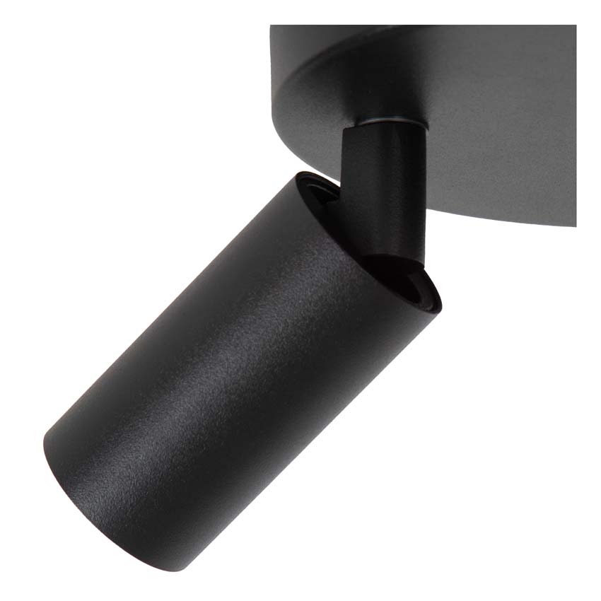 Lucide RITMO - Spot plafond - Ø 15 cm - 2xGU10 (MR11) - Noir