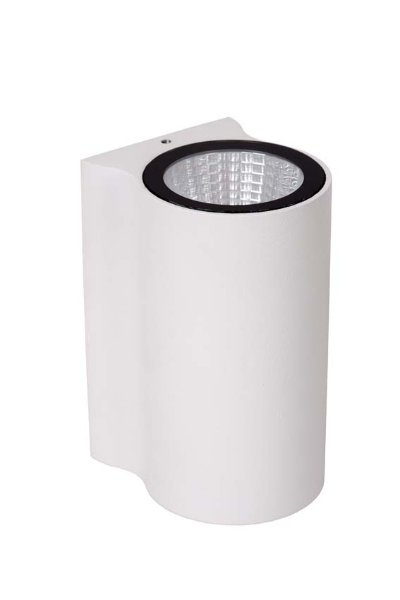 Lucide AKRA - Wandlamp Binnen/Buiten - LED - 1x6W 2700K - IP54 - Wit