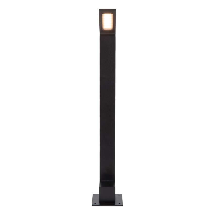 Lucide LAWFORD - Borne extérieur - LED - 1x6W 3000K - IP54 - Noir