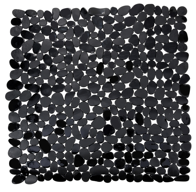 Mat antidérapant Wenko Paradise noir 54x54cm