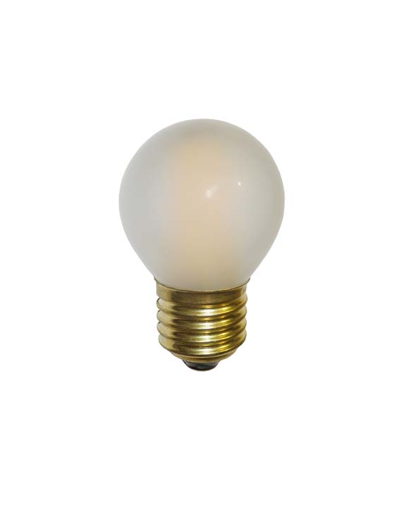 Ledlamp E27/2W Bolvorm mat dimbaar