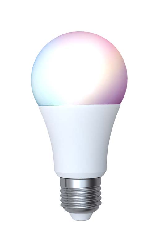 Lampe led smart E27 806LM blanc et couleur ambiance
