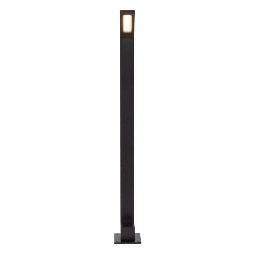 Lucide LAWFORD - Borne extérieur - LED - 1x6W 3000K - IP54 - Noir