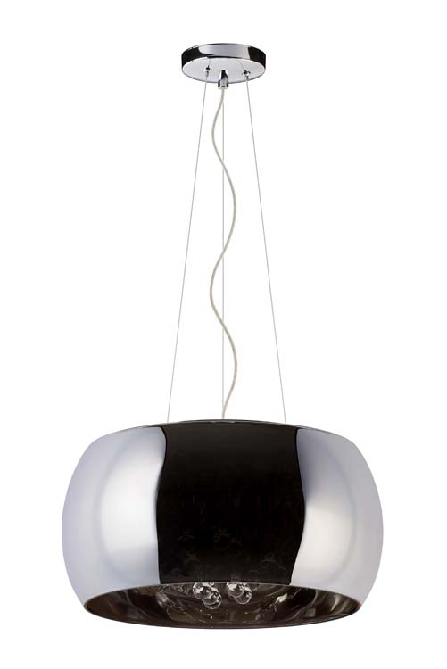 Lucide PEARL - Hanglamp - Ø 40 cm - G9 - Chroom