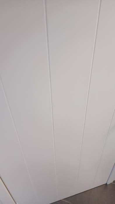 Bloc-porte à peindre Moderne Verticale 830mm ALVEOLAIRE