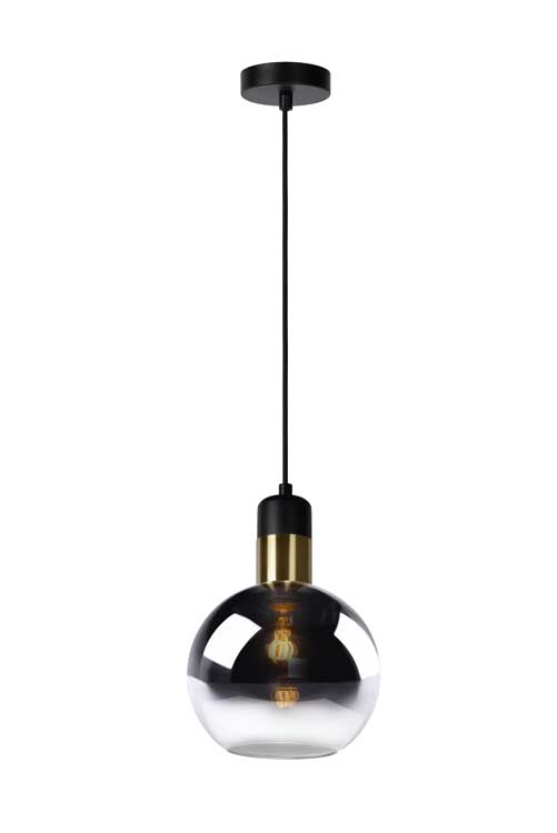 Lucide JULIUS - Hanglamp - Ø 20 cm - E27 - Fumé