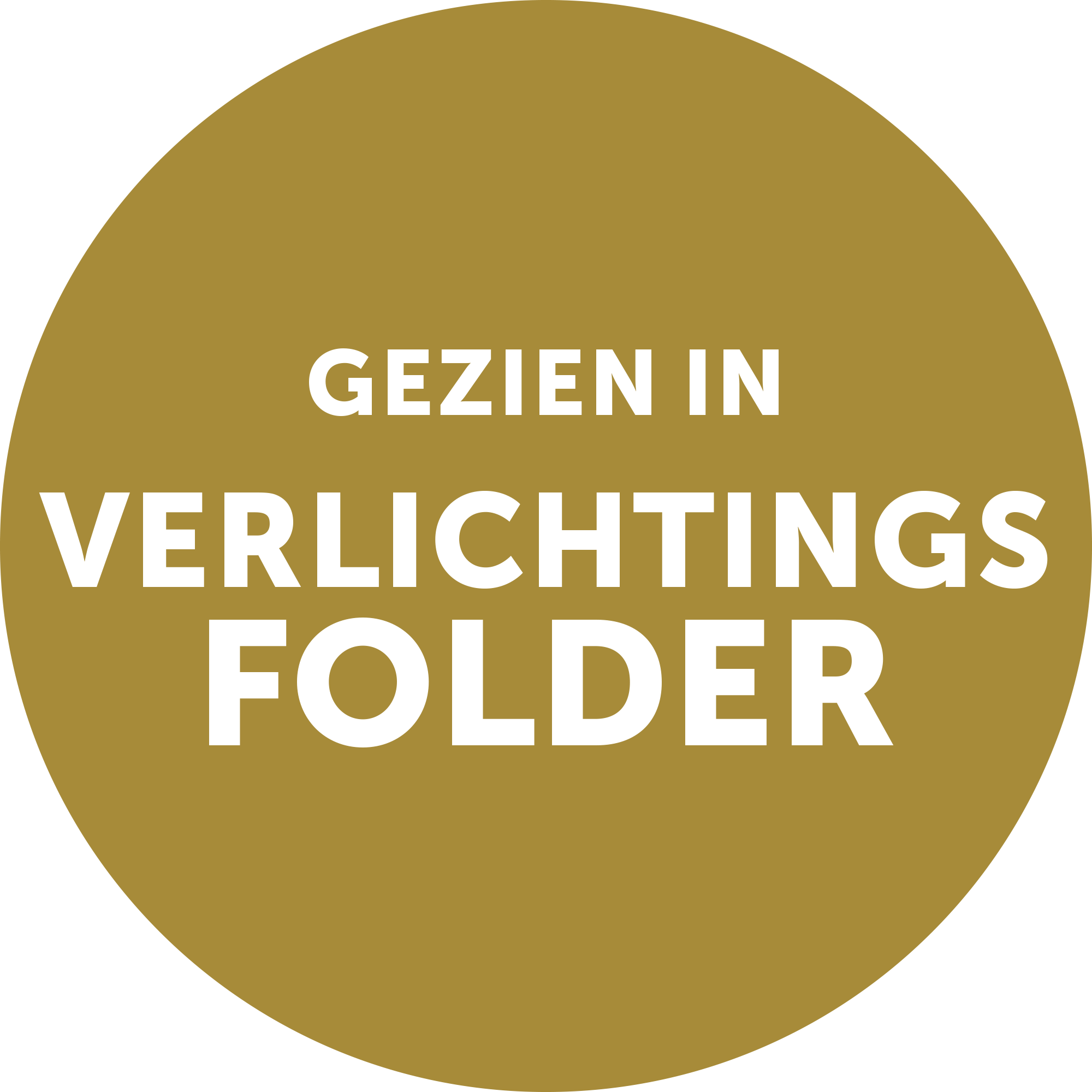 Gezien in verlichtingsfolder