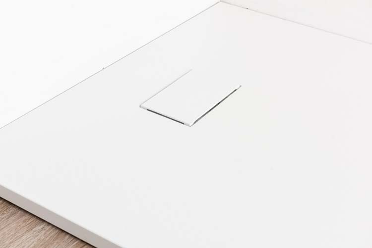 Receveur de douche Moby 90 x 90 cm blanc mat