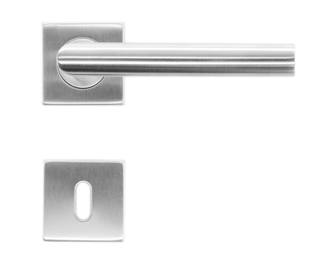 Deurklink vierkant inox plus Belluno B 19mm-13cm