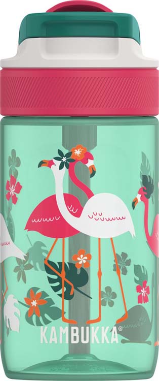 Drinkfles Lagoon pink flamingo 400 ml