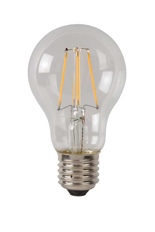 Lucide LED BULB - Filament lamp - Ø 6 cm - LED Dimb. - E27 - 1x5W 2700K - Transparant