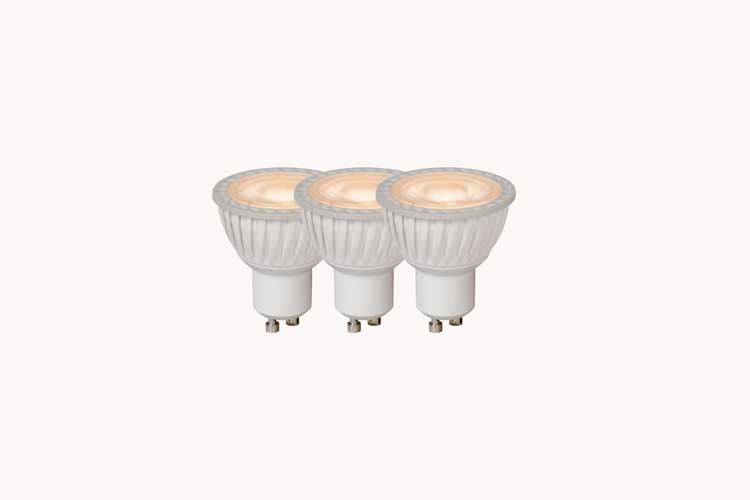 Lucide LED BULB - Ampoule led - Ø 5 cm - LED Dim. - GU10 - 3x5W 3000K - Blanc