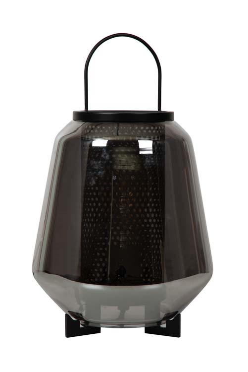 Lucide SISKA - Lampe de table - E27 - Fumé