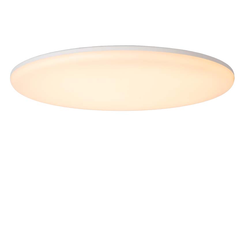 Lucide OLSON - Plafonnier - Ø 35 cm - LED Dim. - CCT - 1x36W 3000K/6500K - Opalin