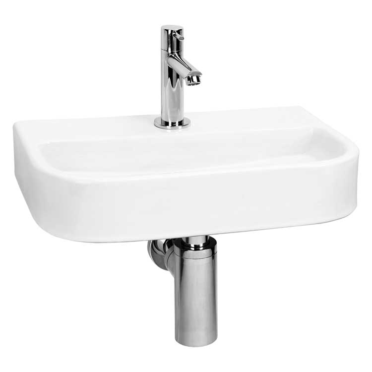 Handenwasserset Oliva 38x24x7cm wit