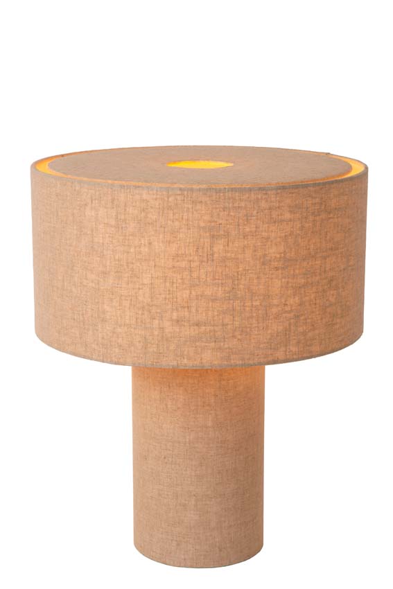 LEEROY - Lampe de table - 1xE27 - Taupe