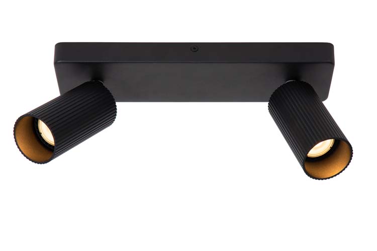 CLUBS - Spot plafond - 2xGU10 - Noir