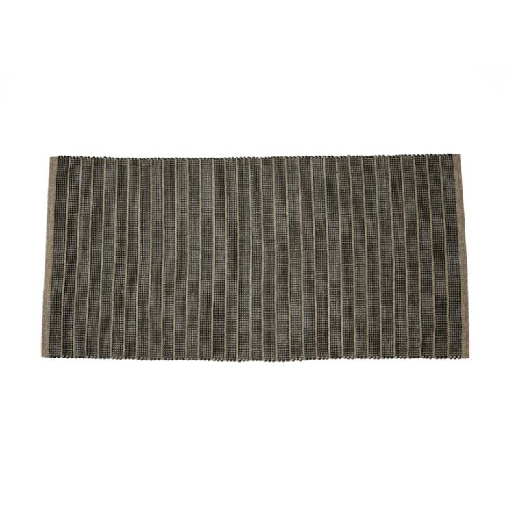 Tapis extérieur recyclé caoutchouc beige 70x140 cm