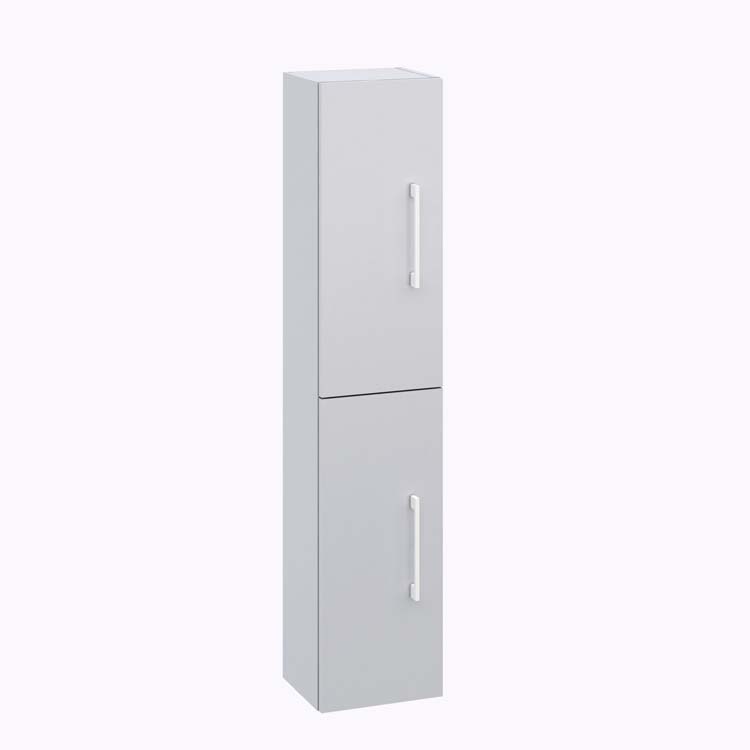 Armoire à colonne gris brillant 25cm